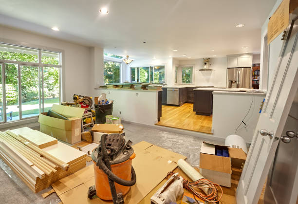 Professional Kitchen Island Installation technician working in Austin, TX
